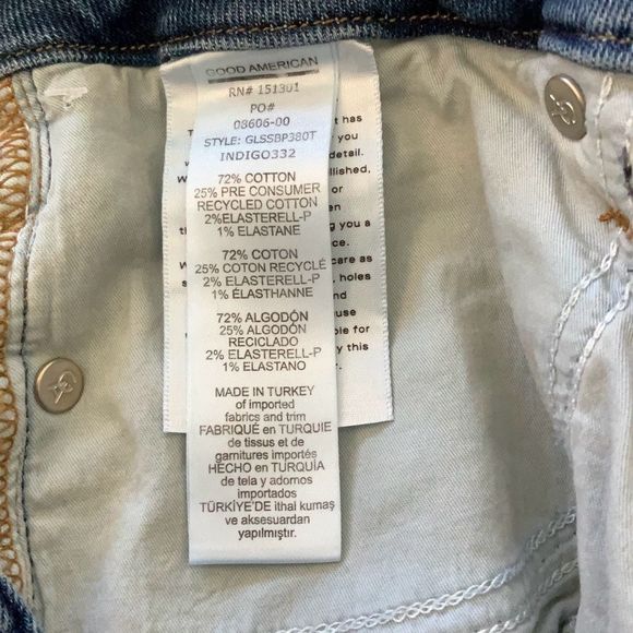 Good American Good Legs Straight Jeans Size 8/29 - Picture 5 of 7